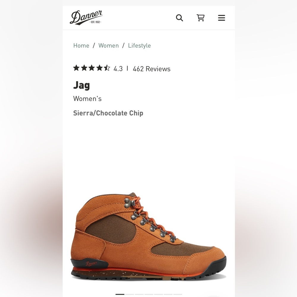 Danner women’s Jag Sierra/Chocolate Chip Shoes